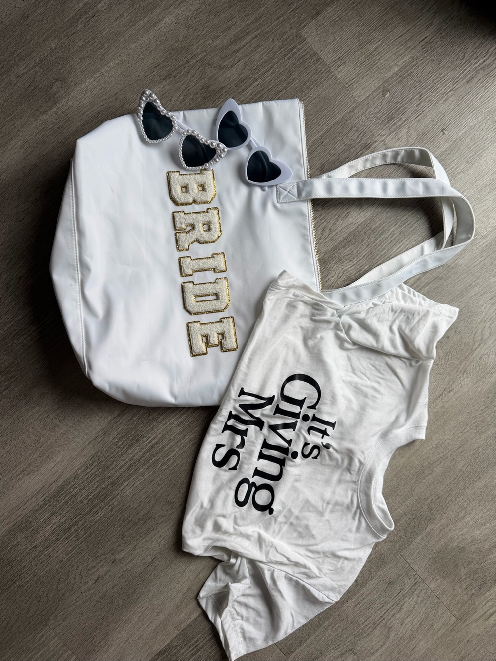 White 'BRIDE' Tote Bag – Kids Accessories